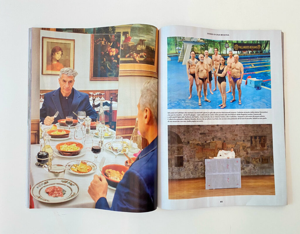 Publifarm-Maurizio-Cattelan-Living-Corriere-Gamec-shooting-02