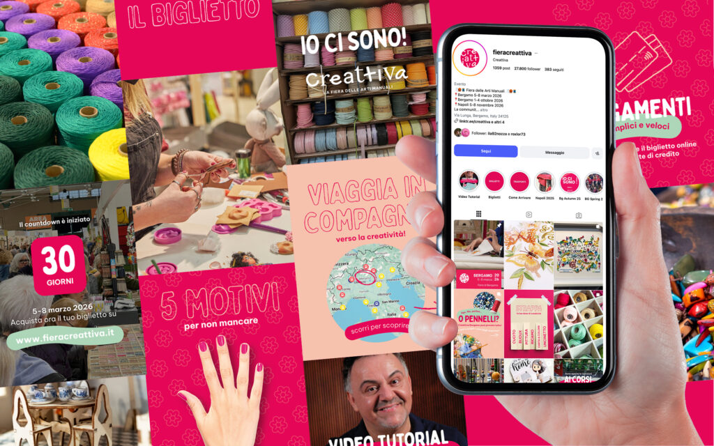 Agenzia di Comunicazione Publifarm | Pure Creative Agency Creattiva Bergamo: l’energia della fiera raccontata sui social 1